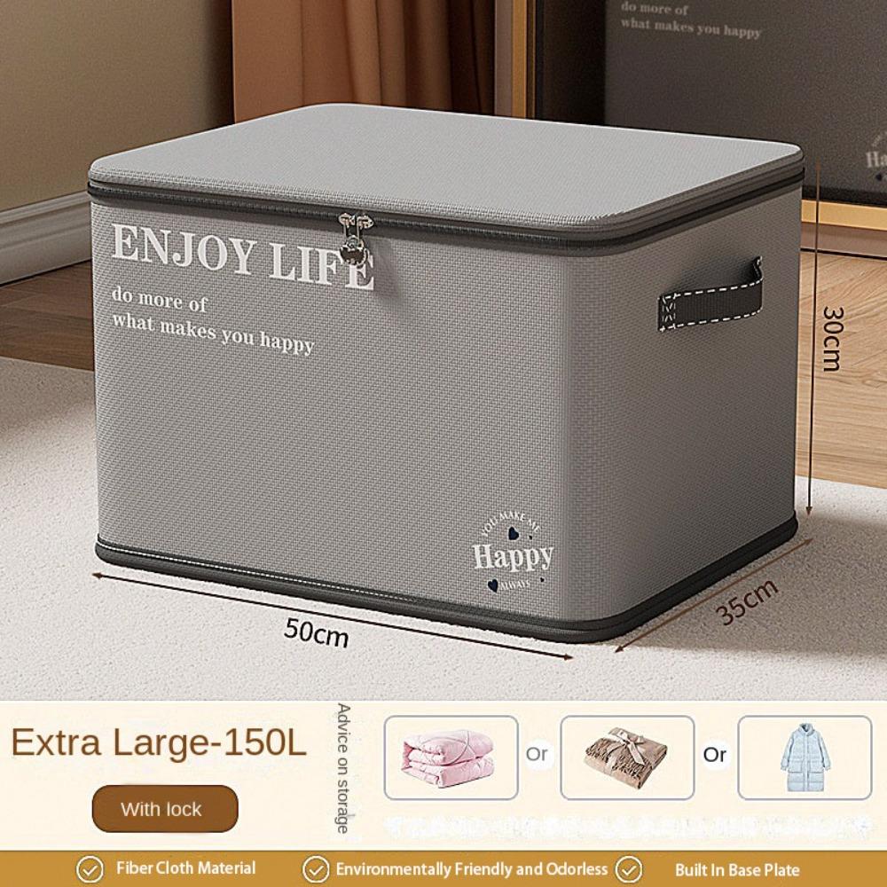 With Password Lock Clothing Storage Box Wardrobe Organizing Container  Home Clothes Dividers