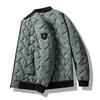 Herbst und Winter Neue Baumwollgepolsterte Jacke Herren Daunen Baumwollgepolsterte Jacke Stehkragen Modemarke Herren Leichte Thermojacke
