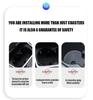Heat Insulation Genuine Leather Car Cup Holder Coaster with Jeep Logo for Renegade Wrangler Grand Cherokee Auto Accessory ALP1