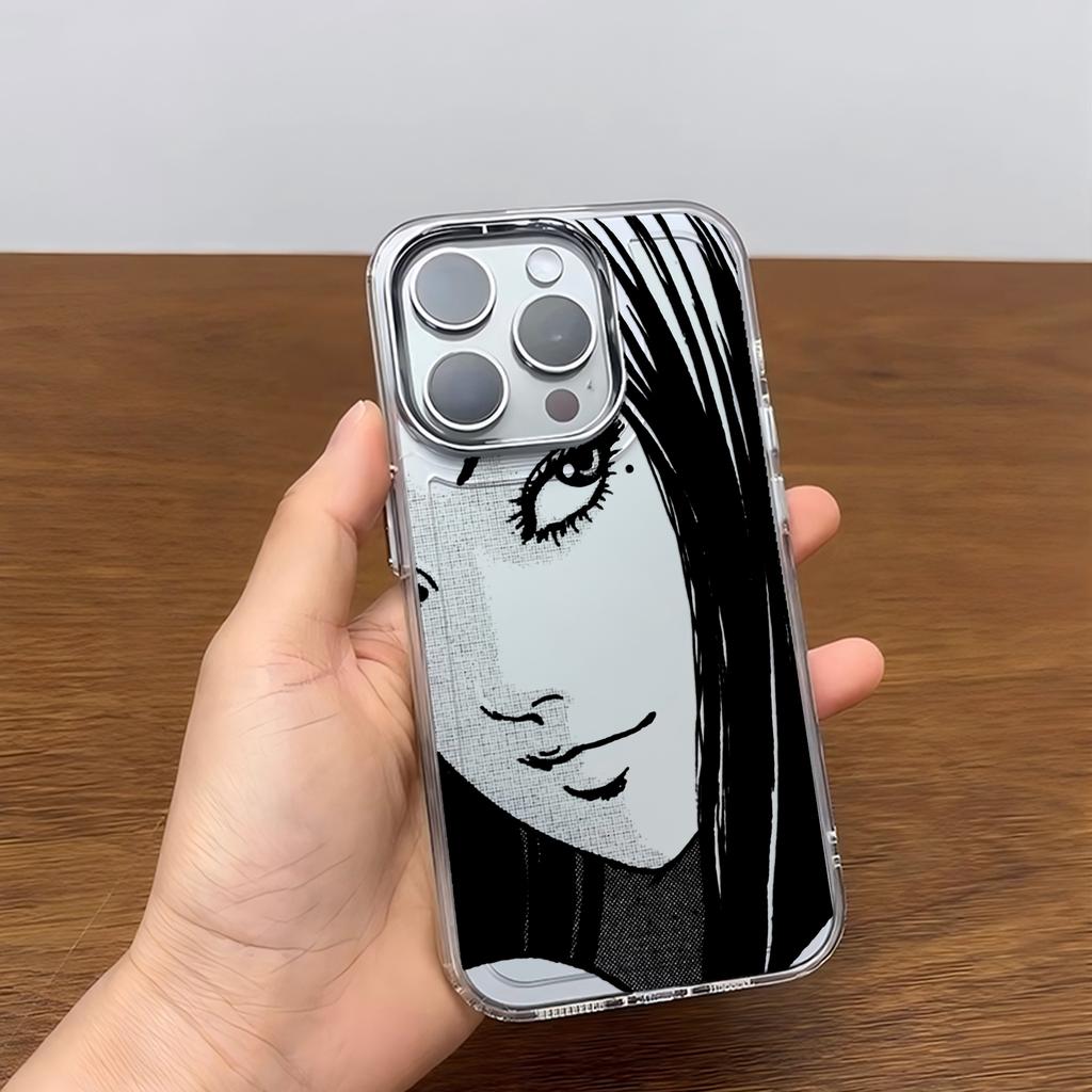 New comics Junji Ito horror Hot Anime Phone Case For iPhone 17 Air 16 e 15 14 13 12 11 Pro Max Plus SE 2020 2022 Soft Cover