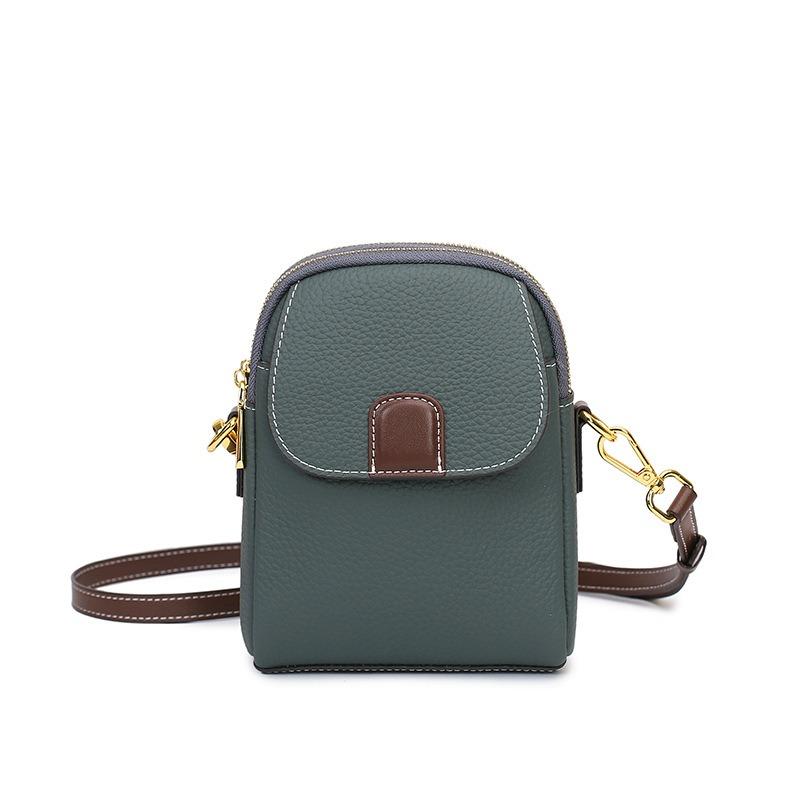 Damenhandtaschen aus Leder, kleine Taschen, Umhängetaschen, neue Damen-Schultertaschen aus erstklassigem Rindsleder, vielseitige Nischen-Handytaschen für Damen