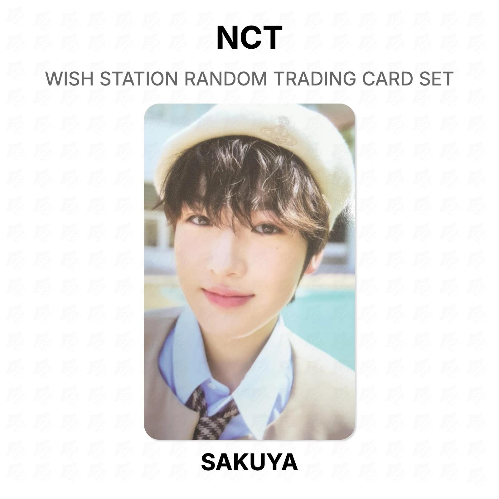 NCT WISH STATION RANDOM TRADING CARD SET Official Photocard SAKUYA