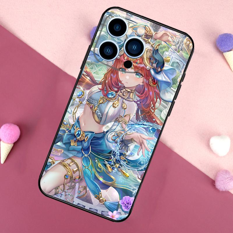 Genshin Impact Nilou Phone Case For iPhone 17 Pro Max 17 Air 16E 13 12 Mini 14 15 Plus 11 16 Pro Max Back Cover