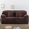 1Pc Velvet Sofa Cover Thickened Plush Soft Sofa Protector Elastic Bottom Sofa Slipcover Couch Cover For Living Room Home Decor
