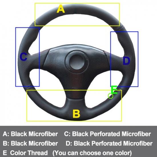 DIY Car Steering Wheel Cover For Lexus IS 300 1999 - 2005 Celica RAV 4 Corolla
