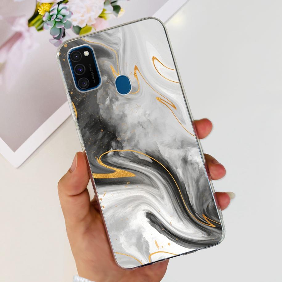 For Samsung M21 Case SM-M215F Silicone Soft Phone Cover For Samsung Galaxy M21 2020 Fundas Cartoon Coque For Samsung M 21 Bumper