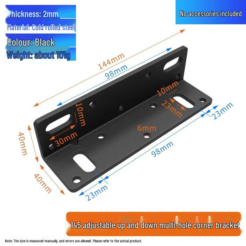 Thickened Large Triangle Soft Bed Corner Bracket - Right Angle Fixed Iron Frame Support
