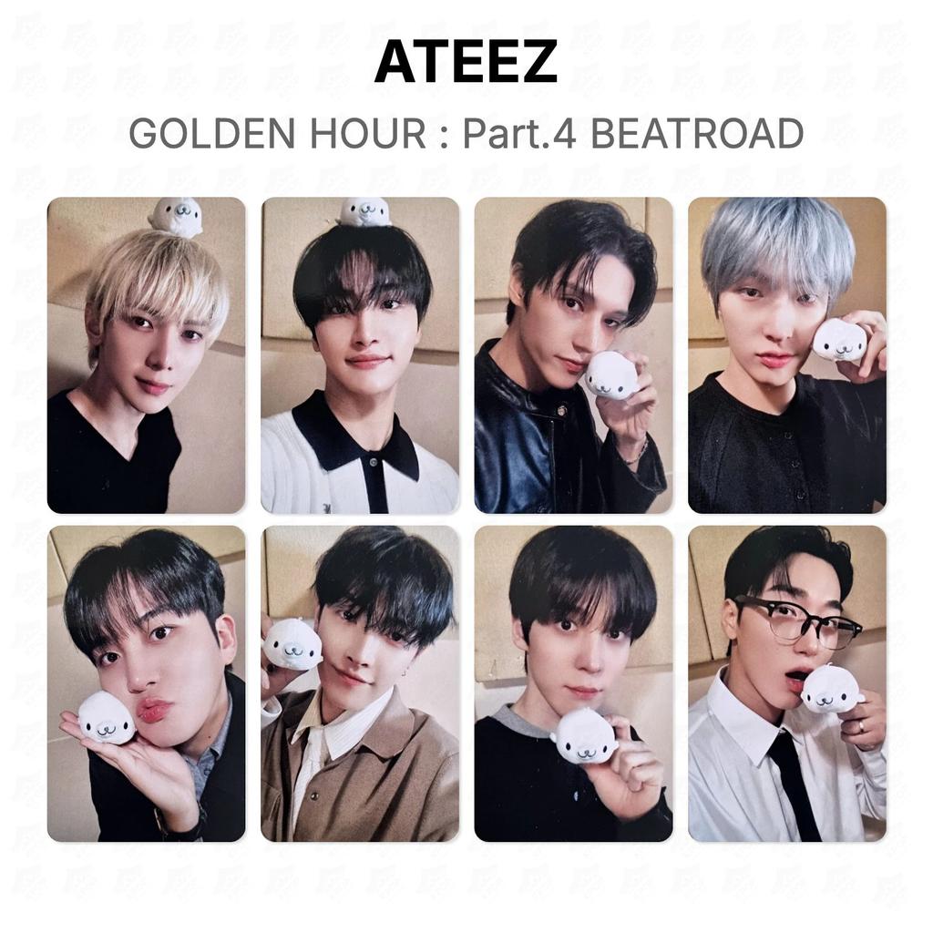 ATEEZ GOLDENE STUNDE : Teil 4 BEATROAD Offizielle Fotokarte