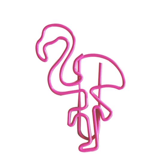 

Cute Mini Flamingo Paper Clips Pin Bookmark Memo Office School Stationery розы красного