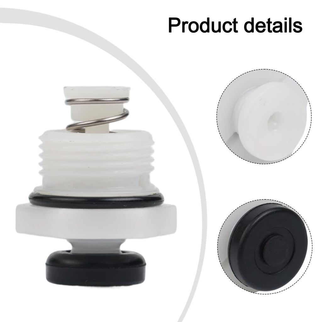 Automatic Shut Off Check Valve White Black Cleaning Equipment Accessory Reliable Performance High-Pressure Pumps