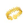 Vintage Shell Rings For Women Gold Color Stainless Steel Shell Ring Finger Wedding Statement Summer Ocean Jewelry Gift Bff