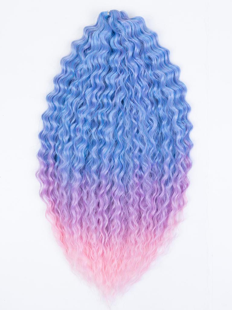 Lockiges Tiefwellen-Haar Weiches Synthetisches Lockiges Twist-Häkel-Futura-Zopf-Ariel Anna Jessica Brasilianische Glückliche Haarverlängerung