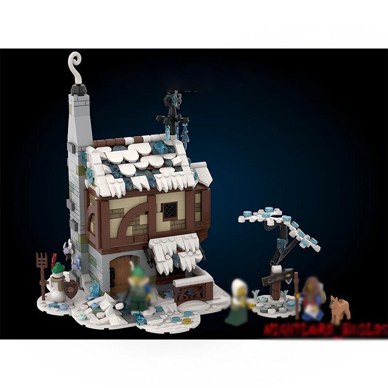 -215257 Warm Igloo Building Block Compatible Assembly Set Puzzle Scene Model Ornament