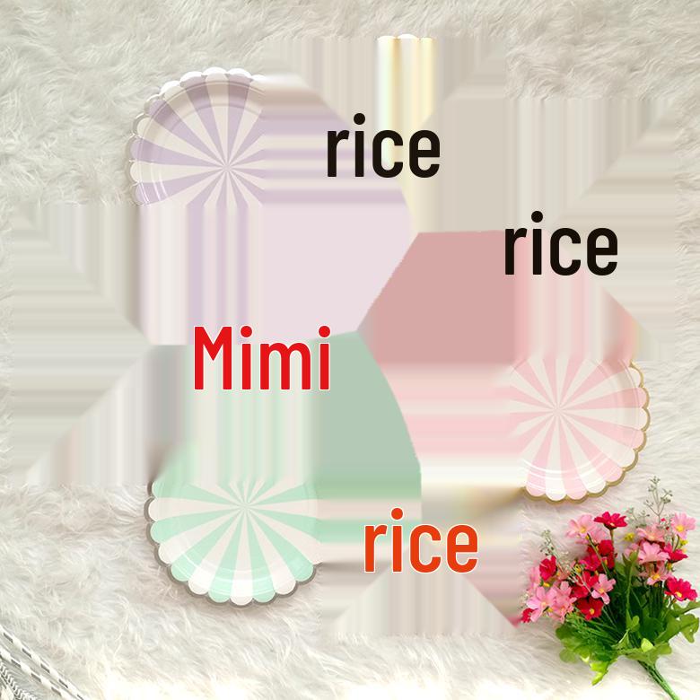 Kindergeburtstag Einweg-Papp-Dessertteller für Party und Picknick