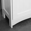 Bathroom Column with 3 Compartments, Door and Adjustable Shelves, for Shower Toilet 34x23x165 Cm White