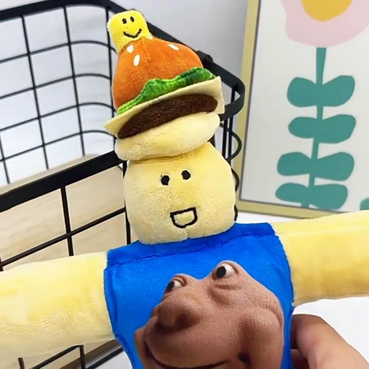 New 23cm Forsaken Plush Dolls Abandoned Robots Hamburger Robots Stuffed Anime Peripherals Cotton Do… More