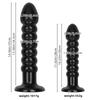 Black Super Long Anal Bead Anal Plug for Going Out To Wear Anal Strip Anal Training Torture Device Anal Expansion Anus