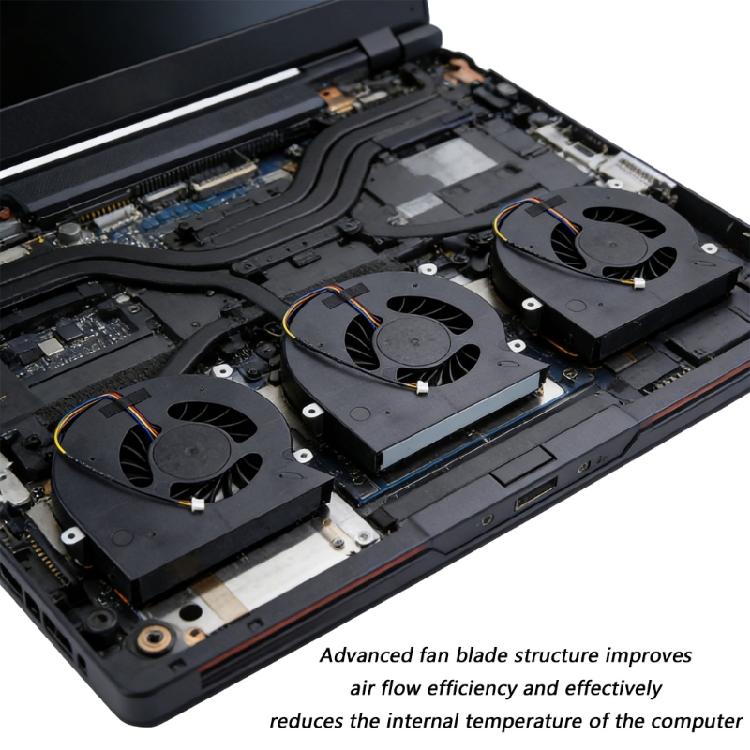 Laptop CPU Cooling Fan 12V 0.65A 4Pin 4wire Coolers Fan for 16L1 16L2 GT62 GT62VR GT62VR 6RD Coolers