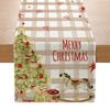 Christmas Printed Table Flag Kitchen Table Festive Decoration Small Tablecloth Linen Table Cloth