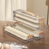 Multi-layer Transparent Dumpling Storage Box with Timer - Kitchen Food Grade Plastic
