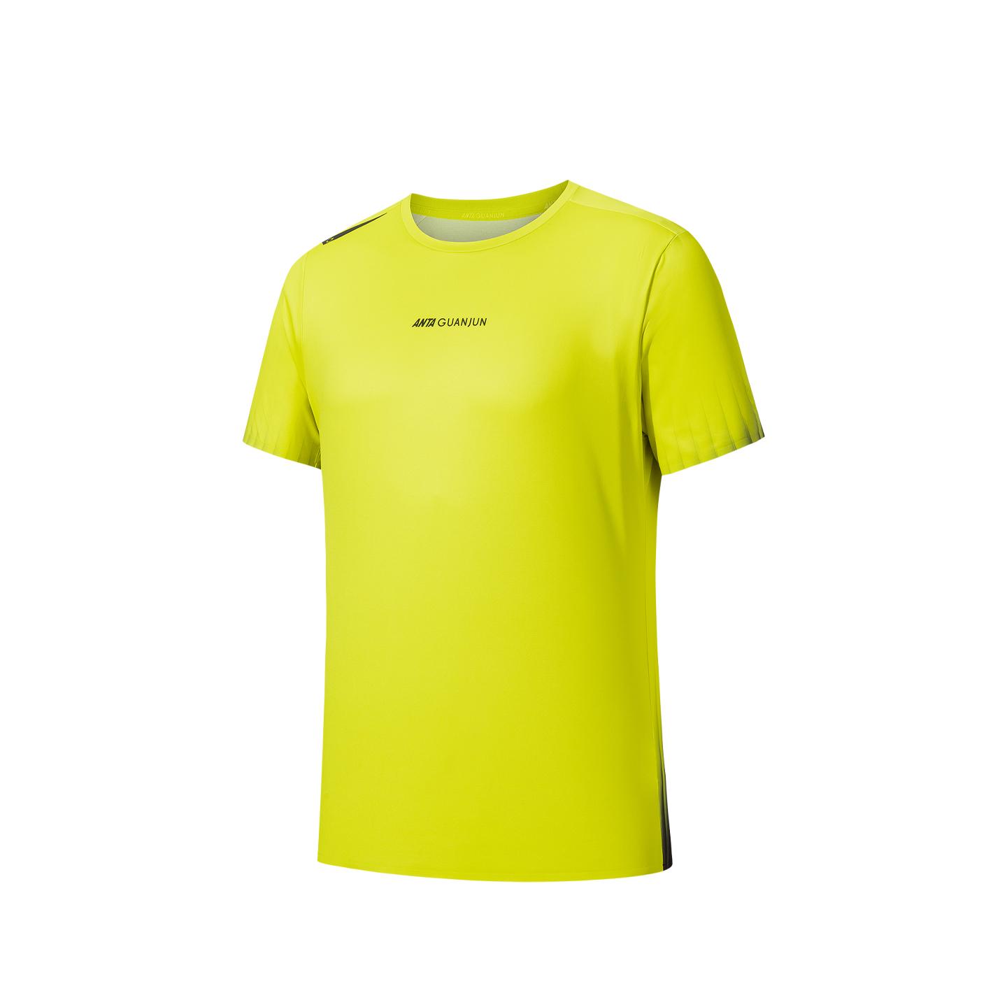 

Anta Champion Mens Short Sleeve Knitted Shirt Summer 2026 Men tops Emerald-Green 152620150-1 L