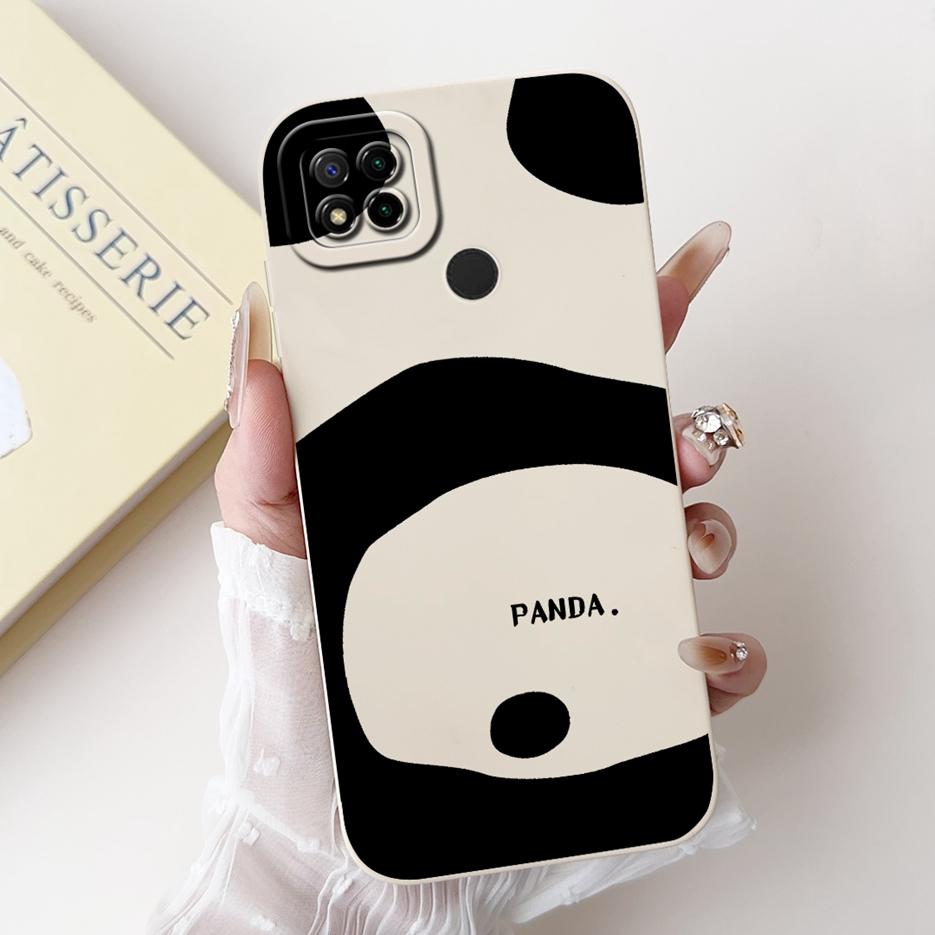 Für Xiaomi Redmi 9C Hülle Niedliche Panda Cartoon Abdeckung Stoßfest Weiche TPU Handyhülle Für Xiaomi Redmi 9C NFC Redmi9C Rückabdeckung Taschen