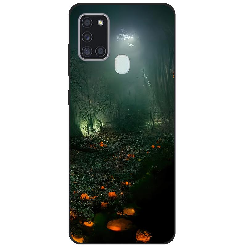 For Samsung A21s SM-A217F/DSN Back Cover tpu Soft Silicone Phone Case For Samsung Galaxy A21s Case Mobile Phone black coque new