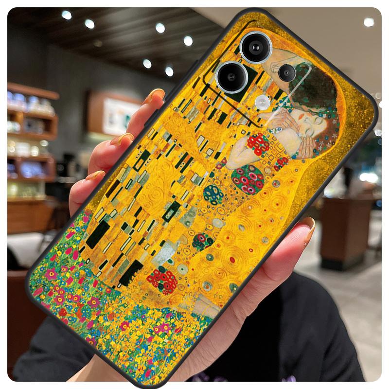 

Starry Night Klimt Kiss Case For Xiaomi Redmi Note 14 10 11 12 13 15 Pro Plus Cover For Redmi 15 15C 14C 10C 12C 13C Redmi Note 14 Pro 5G