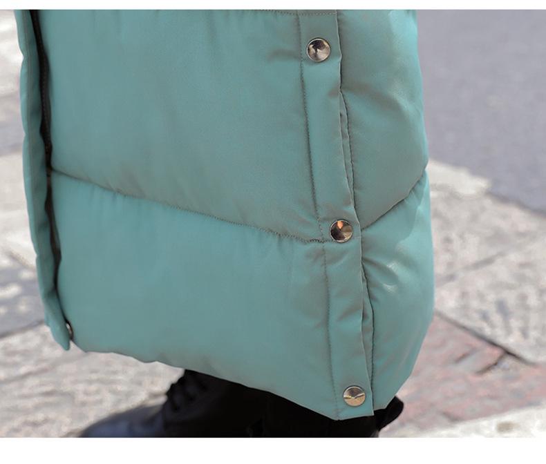 Korean Style Long Over-the-Knee Women's Thickened Winter Down Coat