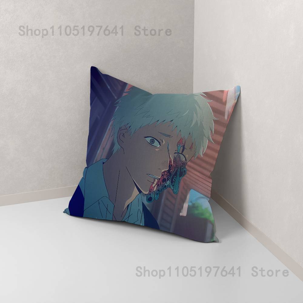 Anime The Summer H-Hikaru D-Dieds Pillow Case Plush Pillow Cases Home Decoration Pillow Cover for Sofa Bed Chair Living Room