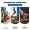 Men's Lightweight Foldable Water-Resistant Safety Shoes - Anti-Smash & Anti-Puncture Protective Work Footwear