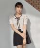Bum Summer Pleated Mini Skirt Pants_Black