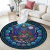 Underwater Treasures Window Round Area Rug Under Office Chairs Bedroom Living Room Home Decor