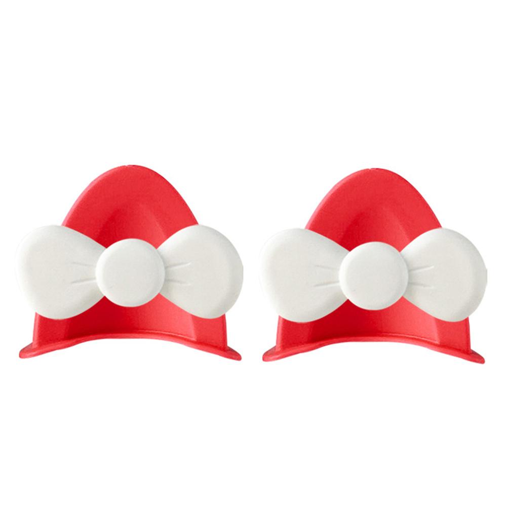 2Pcs Cute Motorcycle Helmet Bear‘s ’Ears with Bow Motocross Electric Bike Helmet and Car Steering Wheel Decroation Accessories Driving Styling