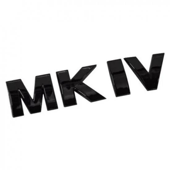 Auto body kits car accessory MKIV MK4 auto emblem Badge Car decal Sticker for volkswagen VW Golf Jetta 1999-05 чёрный