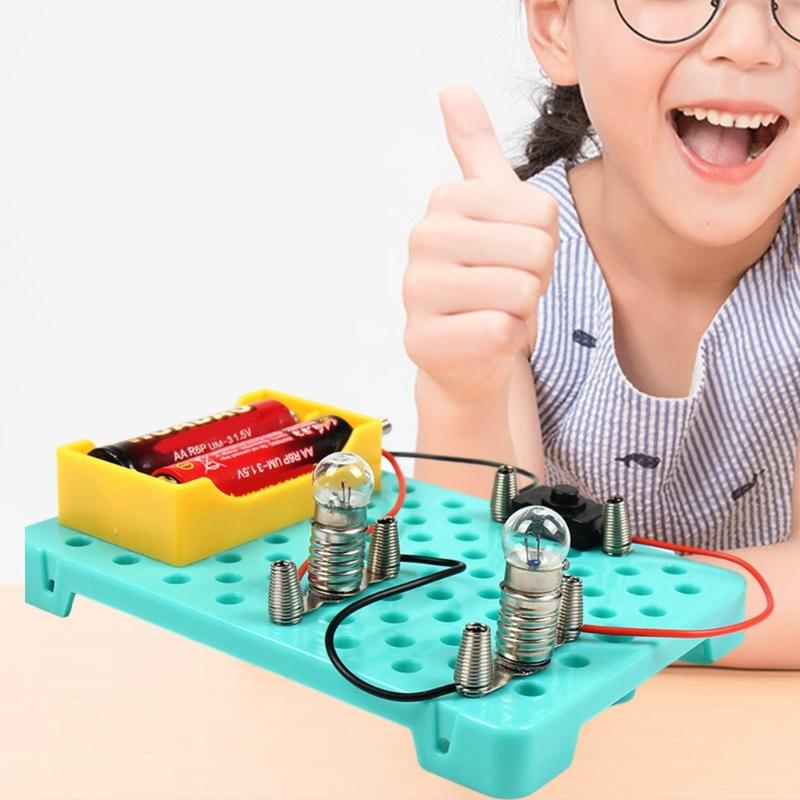 Educational Circuit Experiment Set Hands On Assembly Series and Parallel Circuits Components for Teaching Demonstration