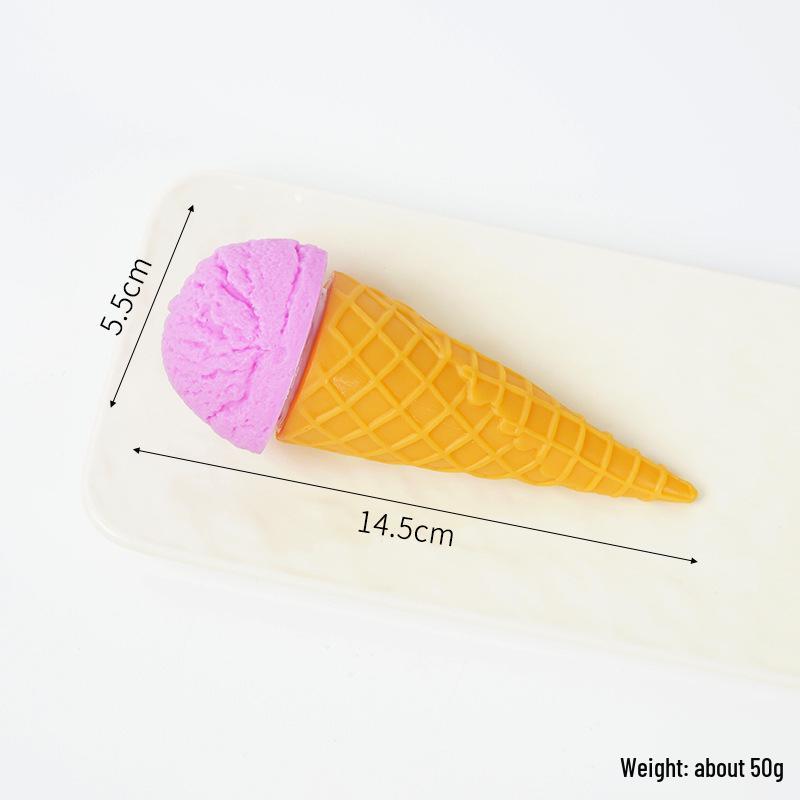 Realistic Ice Cream Cone Model for Shop Displays