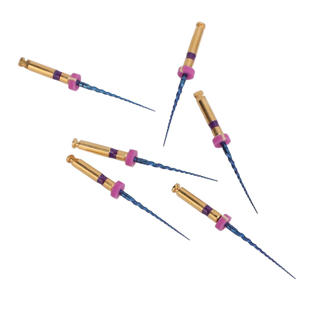 6ks S1 Endodontický pilník set Elastický Velký Zkosený Kovový Endo Kanálkový pilník pro Kliniku Nemocnici 0.98in