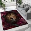 3D Lion Printed Carpet non-slip Carpet kitchen mats for floor decoracion anime rug Fashion yoga mat bedroom decor birthday gift
