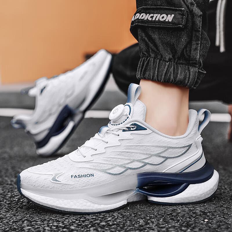 Putian men's shoes summer 2025 new platform running shoes wear-resistant rotating buckle casual basketball tide shoes