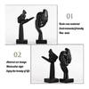 2 PCS Statue, Black Abstract Art Sculpture Modern Decoration Desktop Christmas New Year Gift,zxl