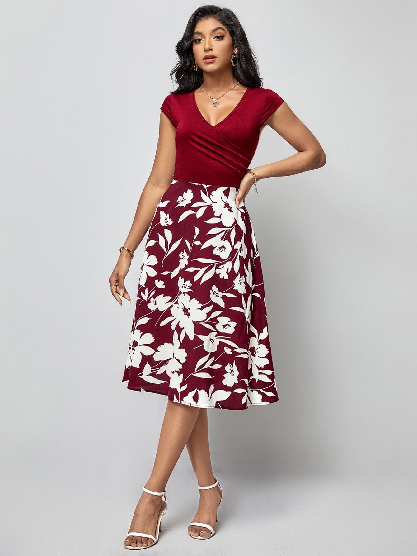 

В продаже европейские и американские женские модные и элегантные платья. S темно-красного