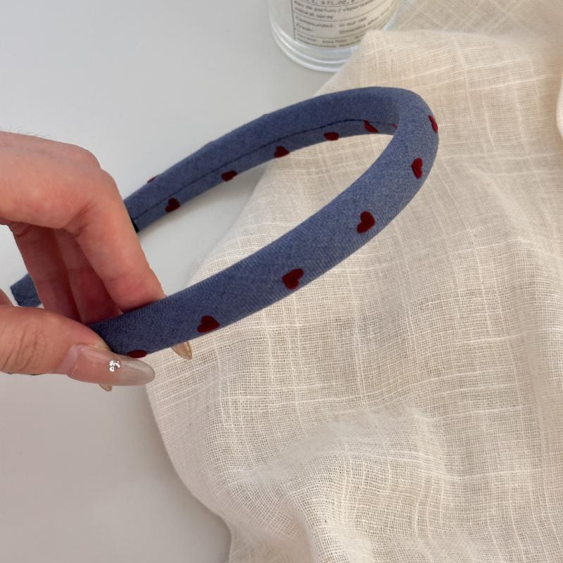 New Love Headbands For Woman Girl Sweet Elegant Hair Hoop Heart Shape Sponge Thickened Hair Band Female Fashion Hair Accessories