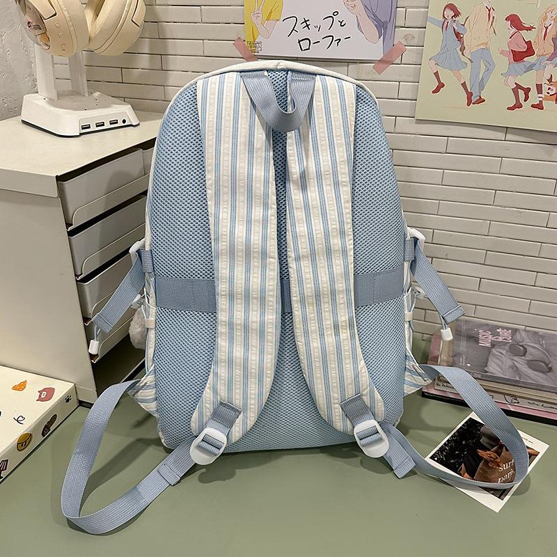 New High-value, Fresh and Sweet Candy-colored Backpack, Lightweight and Large-capacity Backpack for Junior High School Students