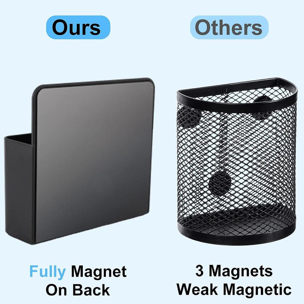 Whiteboard Marker Storage Box Magnet Pen Holder For Fridge Wall-mounted Magnetic Pen Holder For Blackboard Storage Cabinet