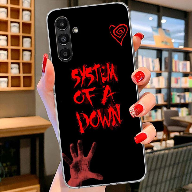 

System Of A Down Phone Case For Samsung Galaxy A17 A37 A57 A16 A26 A36 A56 A15 A25 A35 A55 A14 A24 A34 A54 A13 A23 A33 A53 Galax Samsung A06