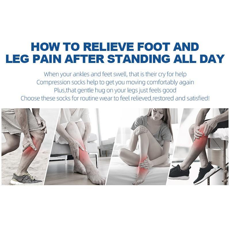 Compression Sport Calf Socks: Outdoor Fitness, Ankle Support, Elastic Cycling, Slimming Sleeves
