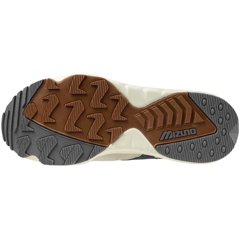 Mizuno Contender Perfect for and X Navy X Size 2E Sneakers, Sports, Casual, Commuting, School, Lifestyle, Stylish, Off-White Gray, 23.5 Cm,