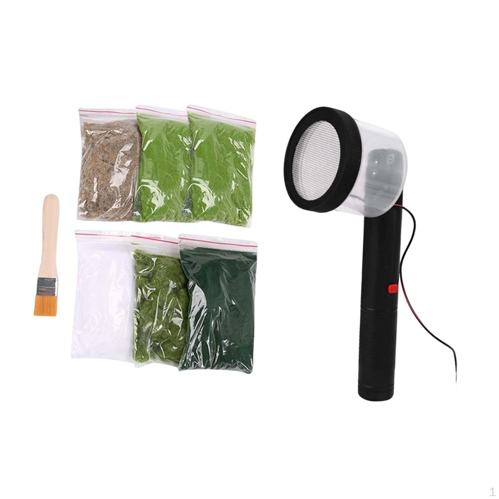 

Flocking DIY Kit Electrostatic Machine Decoration Supplies Small Area Mini Grass Planting Style A