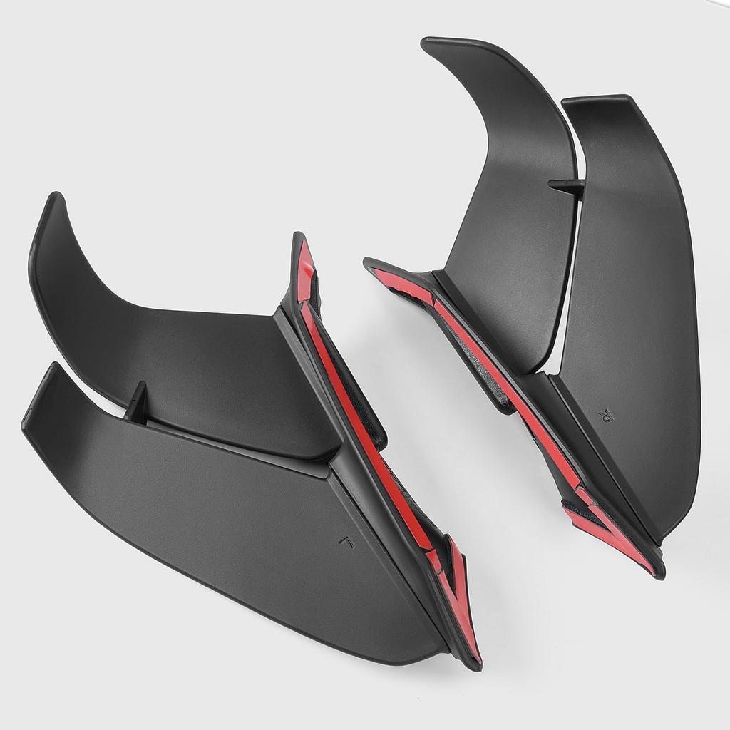 WOOGA Replacement Motorcycle Fairing Side Winglet Aerodynamic Wing Deflector Spoiler for KAWASAKI ZX25 ZX-4R/4RR23-24 21-24